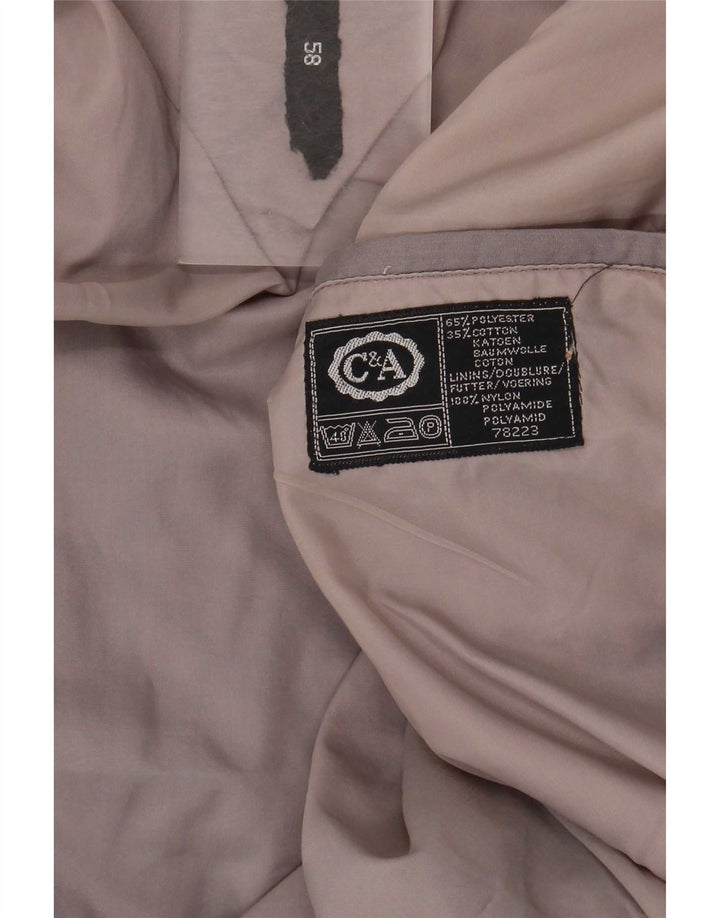 C & A Chaqueta Bomber para Hombre IT 58 4XL Poliéster Color Block Gris
