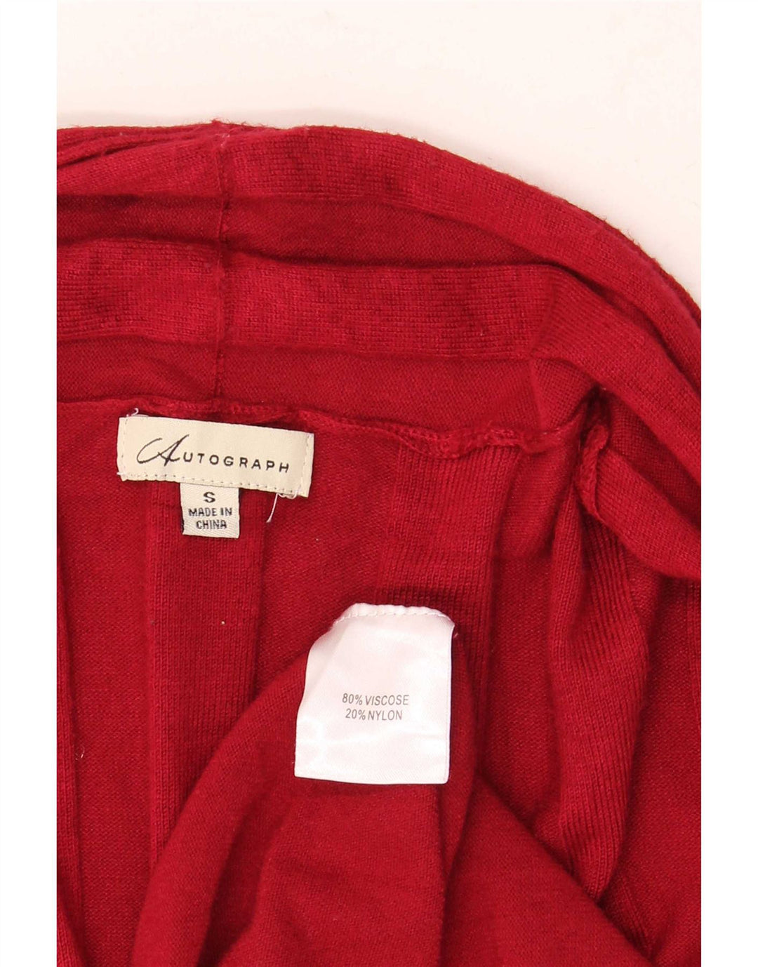 Marks & Spencer Suéter Cárdigan Largo Autograph para Mujer UK 40 Small Rojo