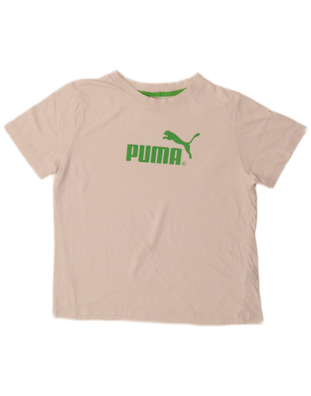 Puma Camiseta gráfica para niño 11-12 años Blanco