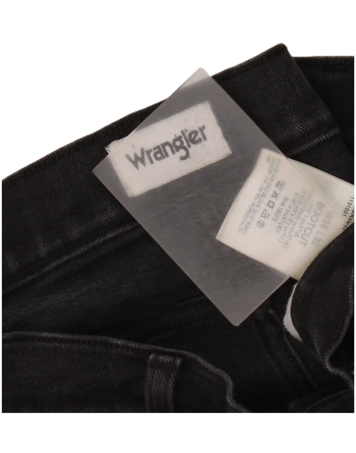 Wrangler Vaqueros Bootcut para Hombre W36 L32 Algodón Negro