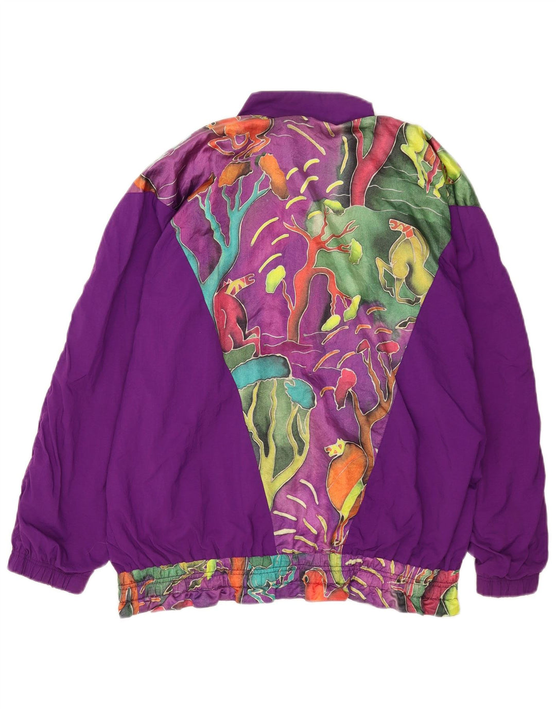Benger Chaqueta de chándal extragrande para mujer EU 42 Large Púrpura Floral