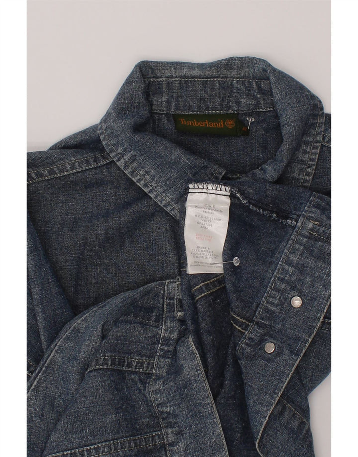 Timberland Chaqueta Vaquera Niño 7-8 Años Azul Algodón