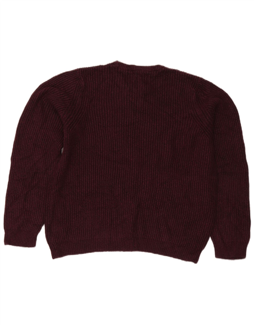 Marks & Spencer Suéter De Cuello Redondo Para Hombre Acrílico Burdeos Medio