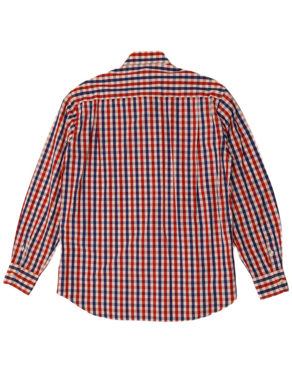 Paul & Shark Camisa para hombre Talla 39 Mediana Algodón a cuadros multicolor