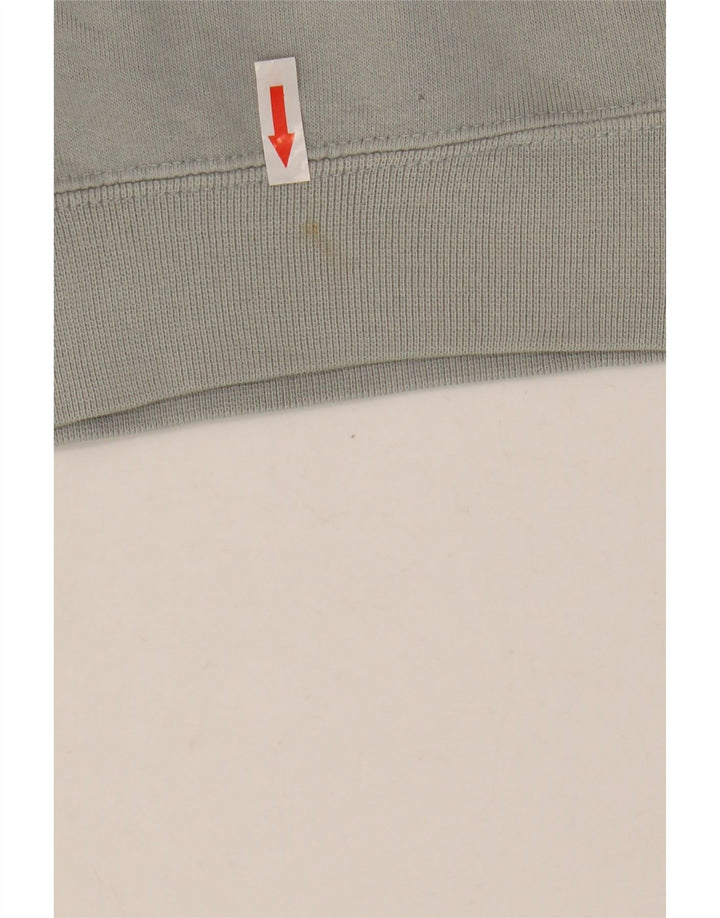 CHAMPION Hombre Chándal Top Chaqueta Pequeña Gris Colorblock Algodón