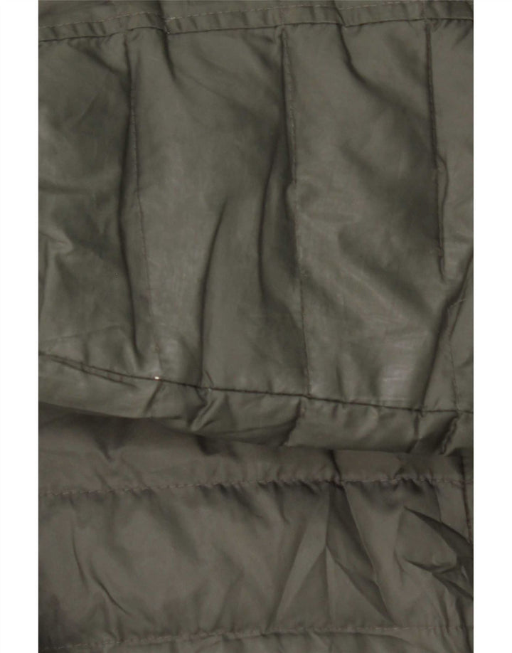 Massimo Dutti Chaqueta Acolchada Hombre UK 40 Large Caqui Poliéster