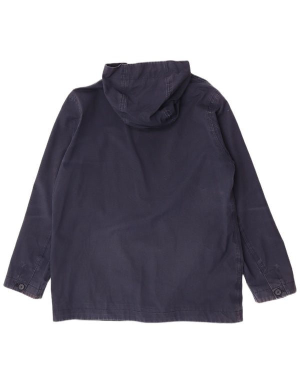 Seasalt Cornwall Chaqueta utilitaria con capucha para hombre UK 38 Medium Azul marino Algodón