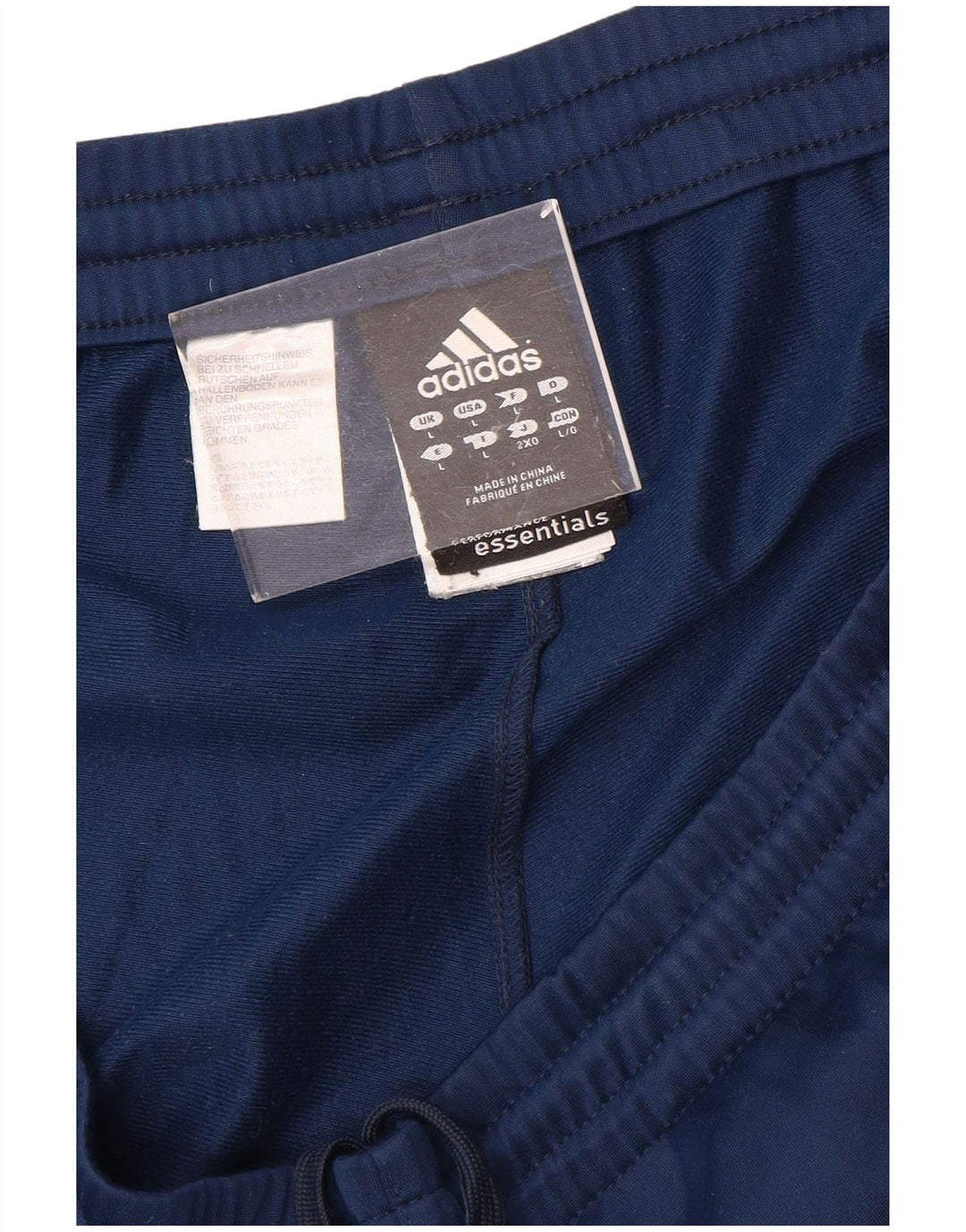 Pantalón De Chándal Adidas Hombre Grande Azul Marino Poliéster