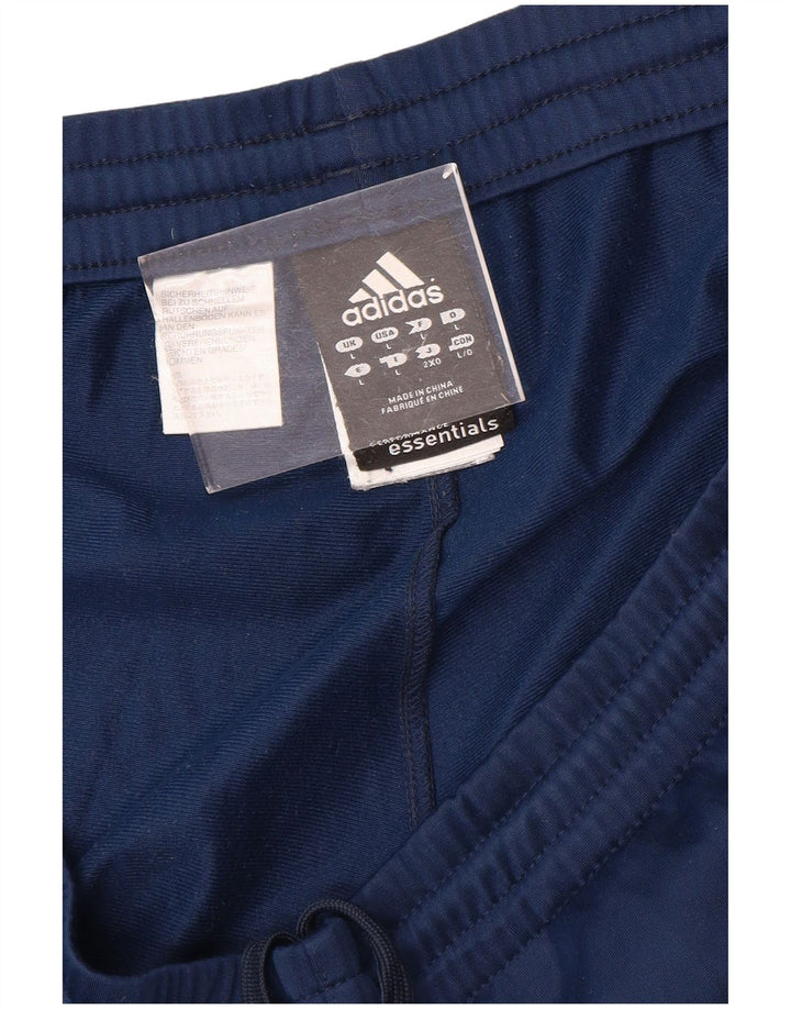 Pantalón De Chándal Adidas Hombre Grande Azul Marino Poliéster