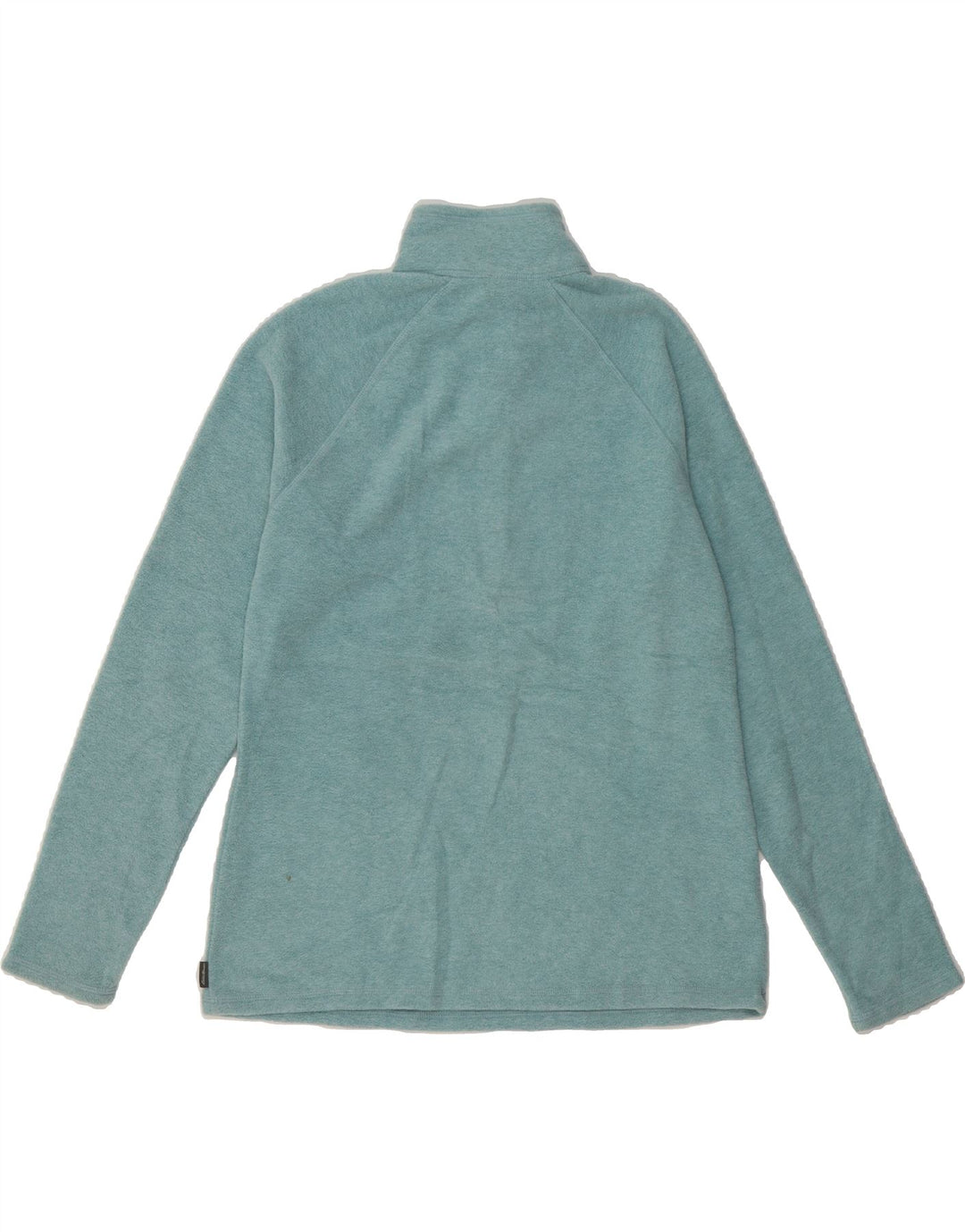 EDDIE BAUER Womens Zip Neck Fleece Jumper UK 10 Small Blue Polyester Vintage Eddie Bauer and Second-Hand Eddie Bauer from Messina Hembry 