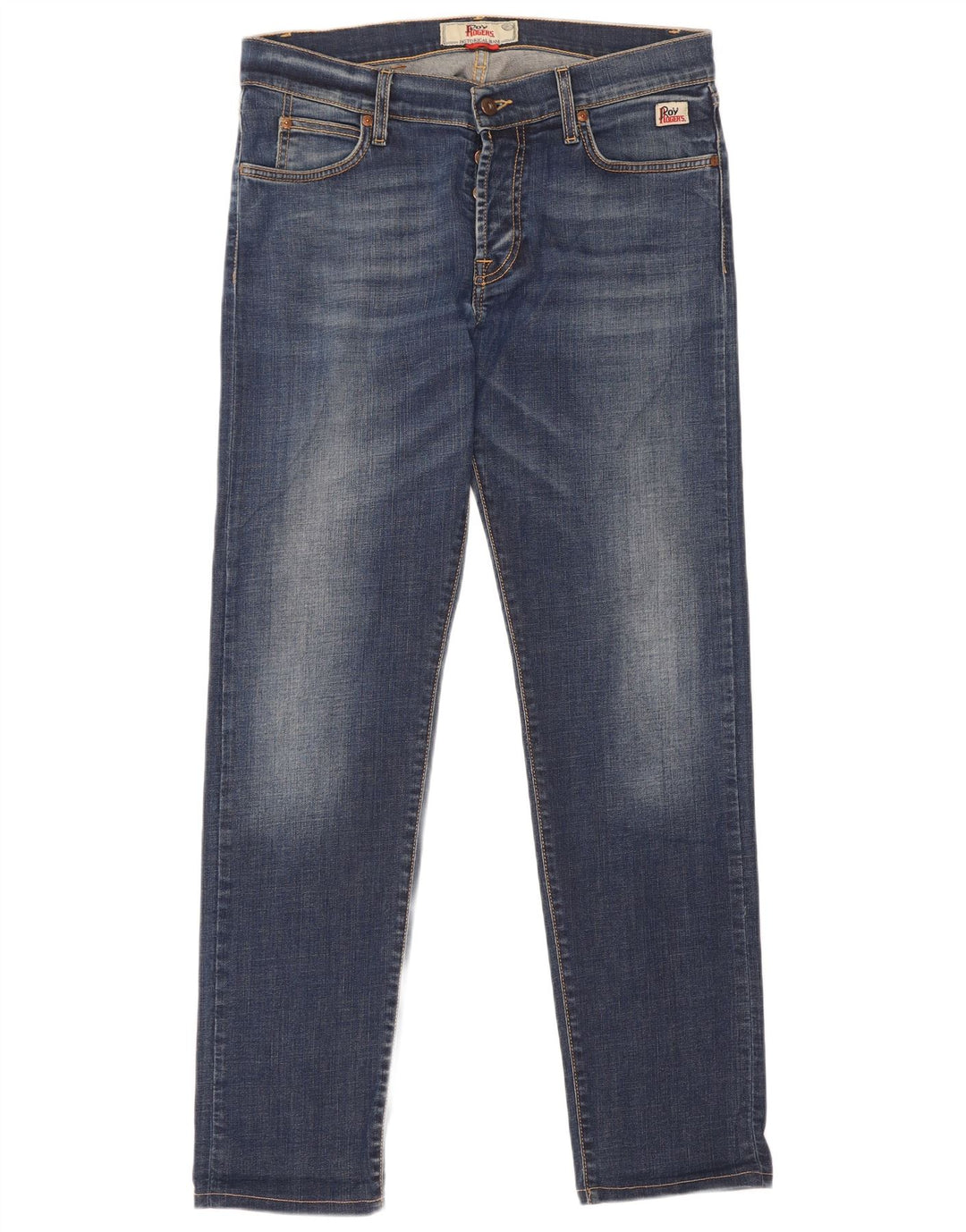 Roy Rogers Vaqueros ajustados para hombre W34 L32 Algodón azul