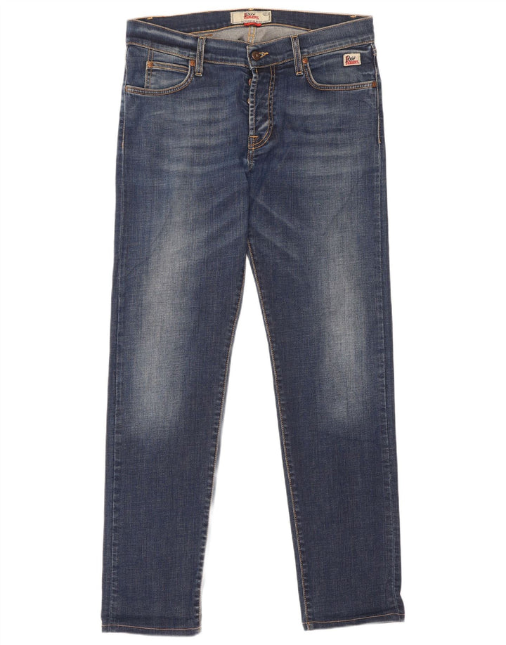 Roy Rogers Vaqueros ajustados para hombre W34 L32 Algodón azul