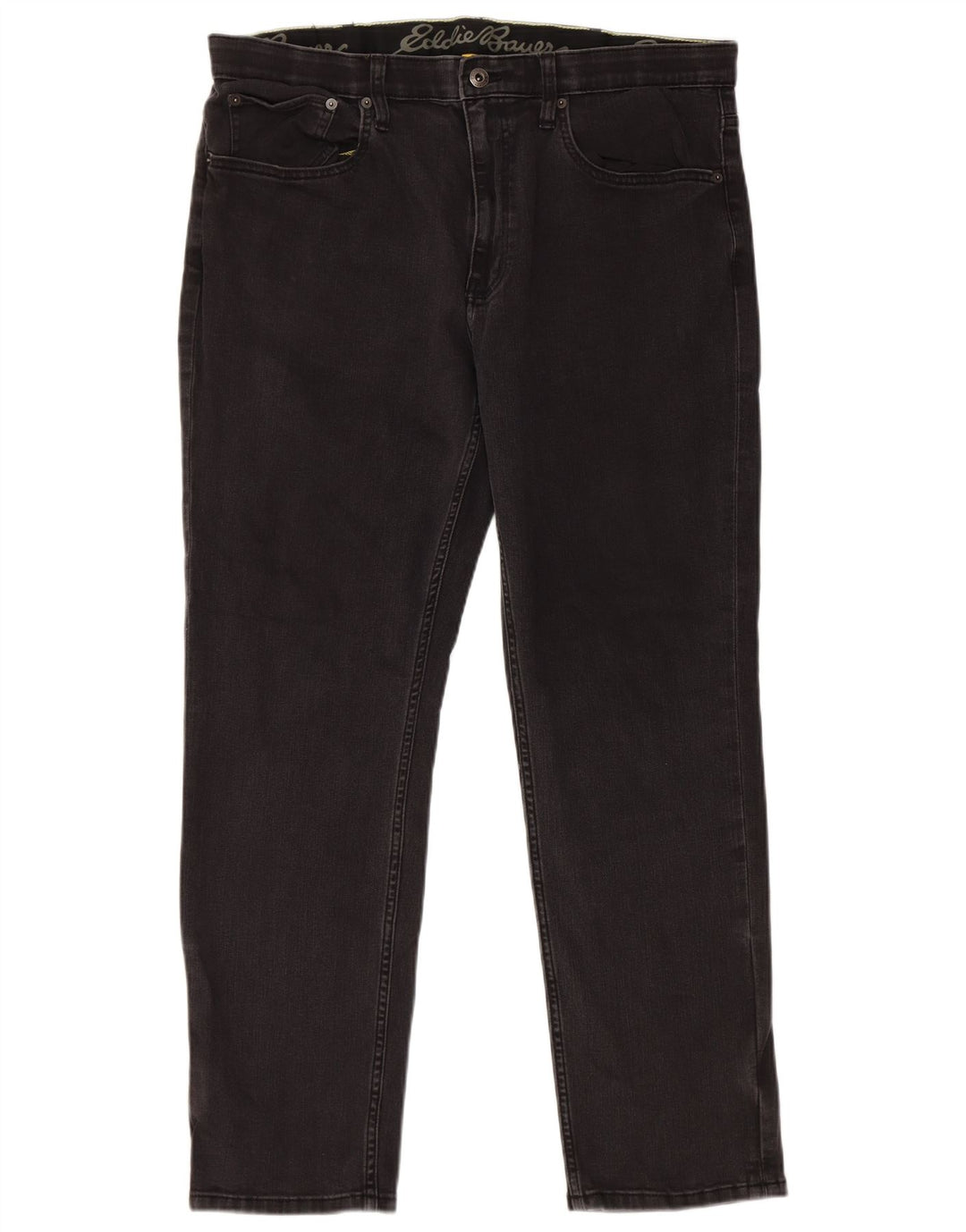 Eddie Bauer Vaqueros rectos para hombre W38 L30 Negro