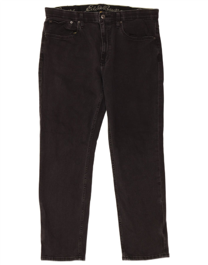 Eddie Bauer Vaqueros rectos para hombre W38 L30 Negro