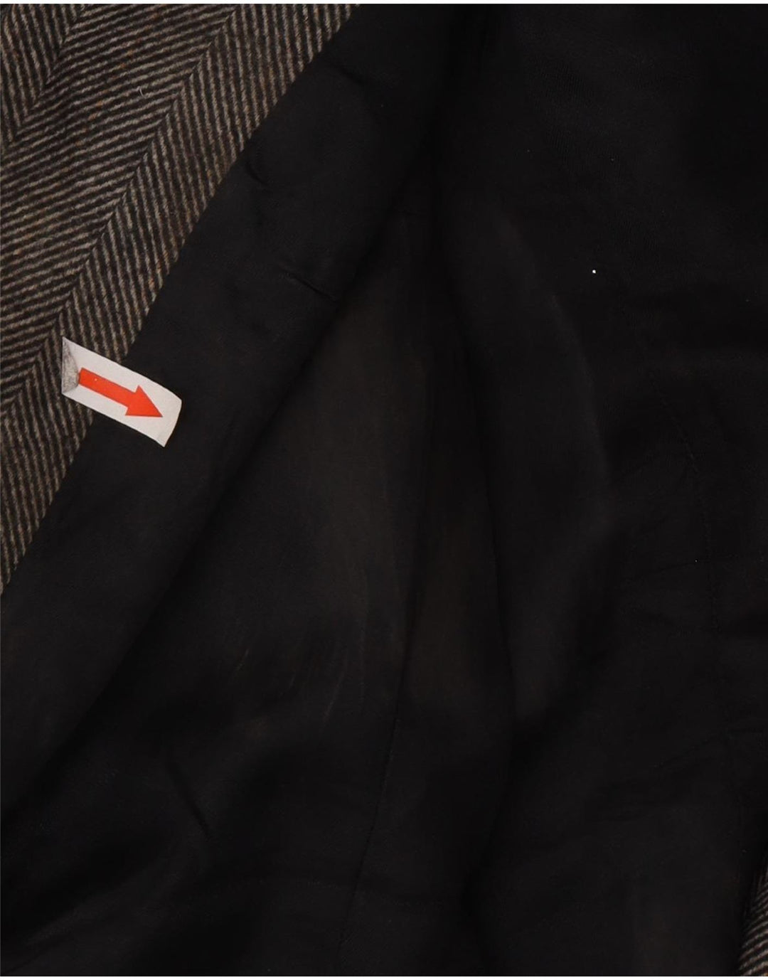 Zara Mujer Chaqueta Blazer De Doble Botonadura UK 10 Small Grey Herringbone