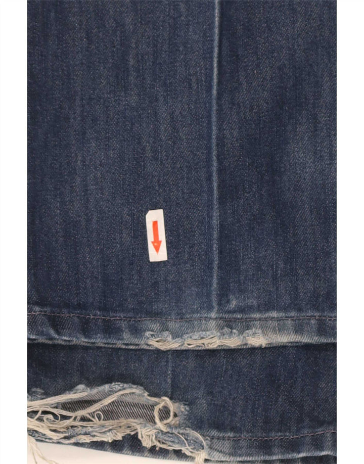 Vaqueros rectos desgastados para hombre Levi's W33 L34 Algodón azul