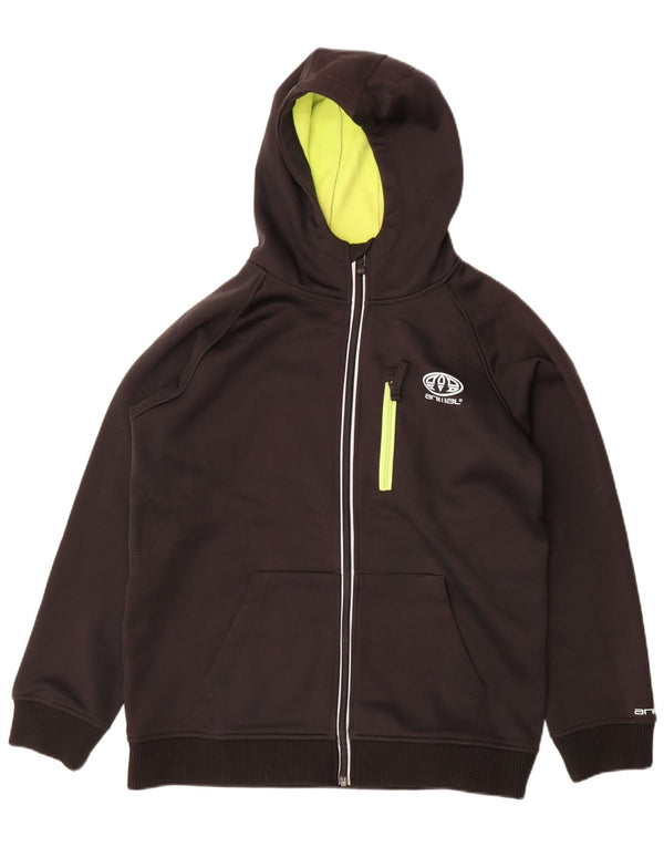 Animal Boys Graphic Zip Sudadera con capucha y cremallera 15-16 años Negro Poliéster