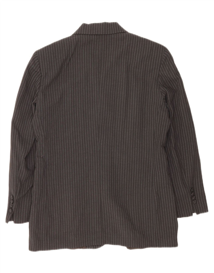 Chaqueta tipo blazer para mujer Swish IT 46 Lana negra grande a rayas