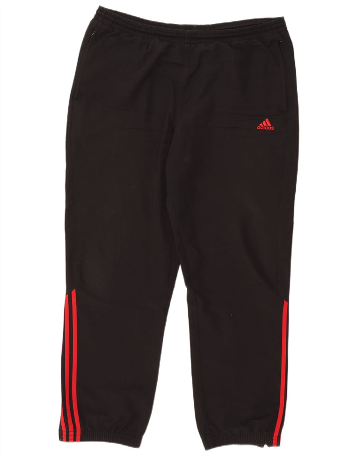 Adidas Hombre Pantalones De Chándal Joggers XL Negro Poliéster