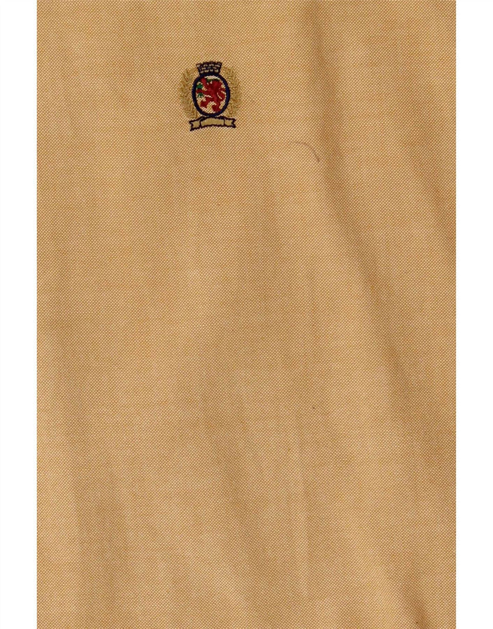 Camisa Tommy Hilfiger Hombre Grande Algodón Amarillo
