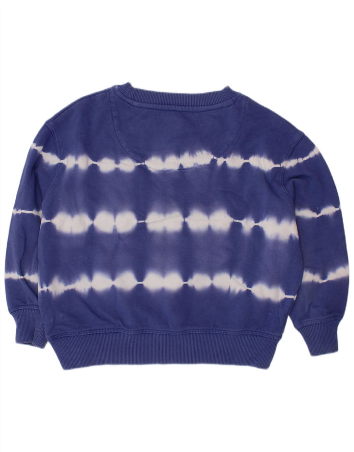 BODEN Sudadera para niña - Jersey - 4-5 años - Azul Tie Dye Algodón