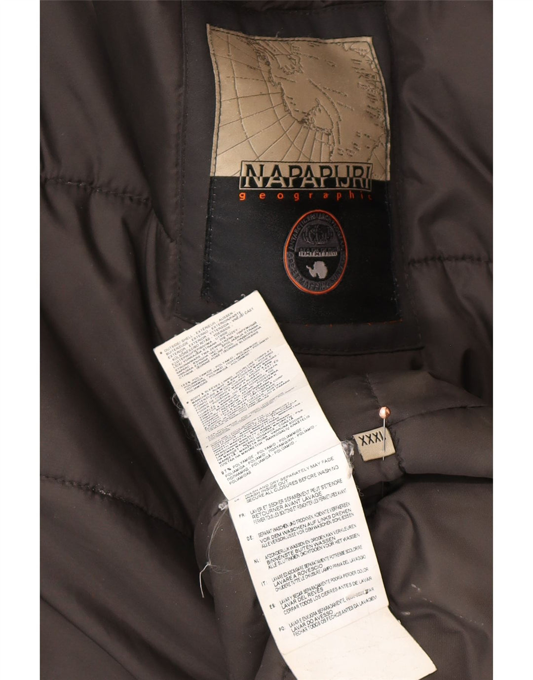 NAPAPIJRI Abrigo acolchado para hombre ES 46 3XL Negro Poliéster