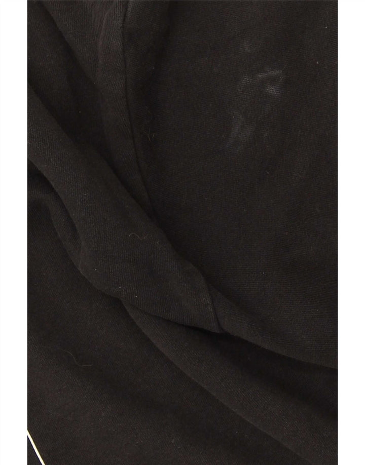Hurley Hombre Sudadera Con Capucha Gráfica Jersey De Algodón Negro Mediano