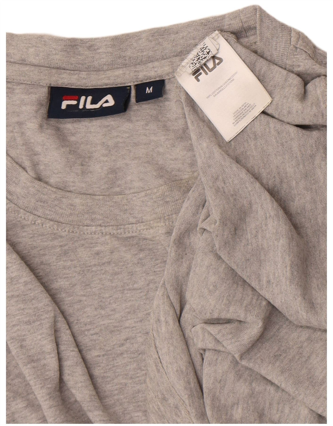 Fila Hombre Graphic Camiseta Top Gris Medio