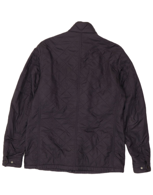 Barbour Chaqueta acolchada para hombre UK 40 Large Poliamida azul marino