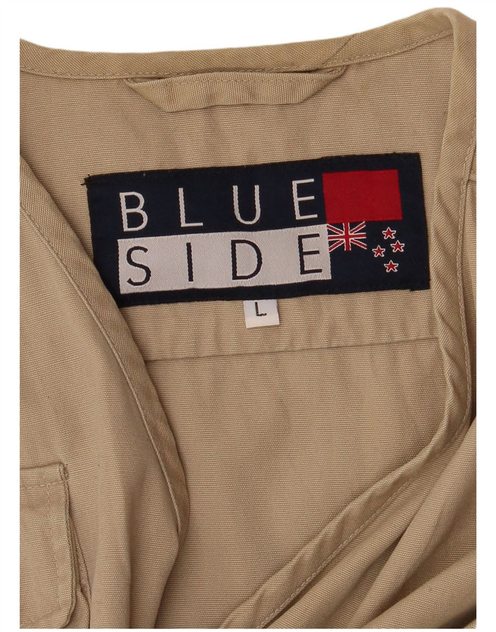 Chaleco utilitario para hombre Blue Side UK 40 Large Brown
