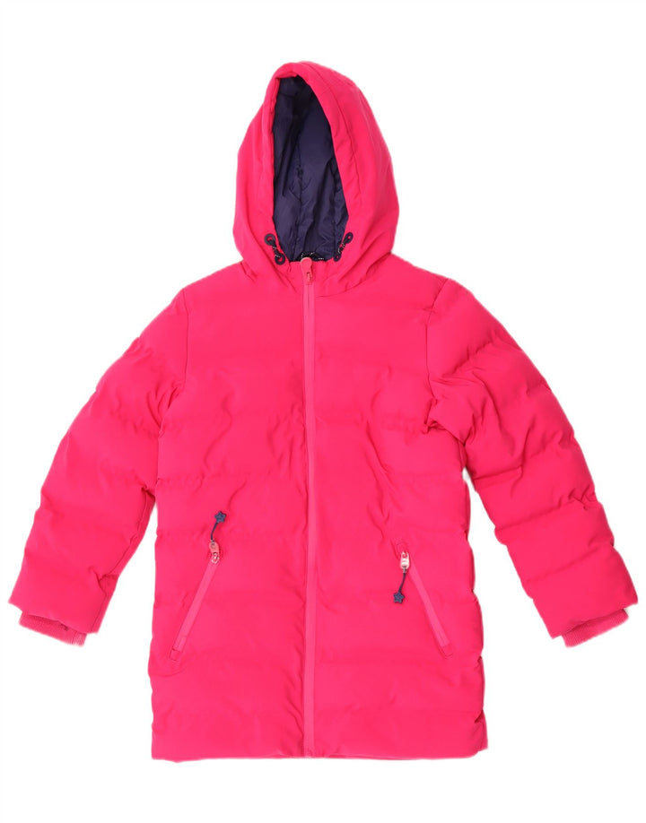 Joules Chaqueta Acolchada Con Capucha Niña 8-9 Años Rosa Poliéster