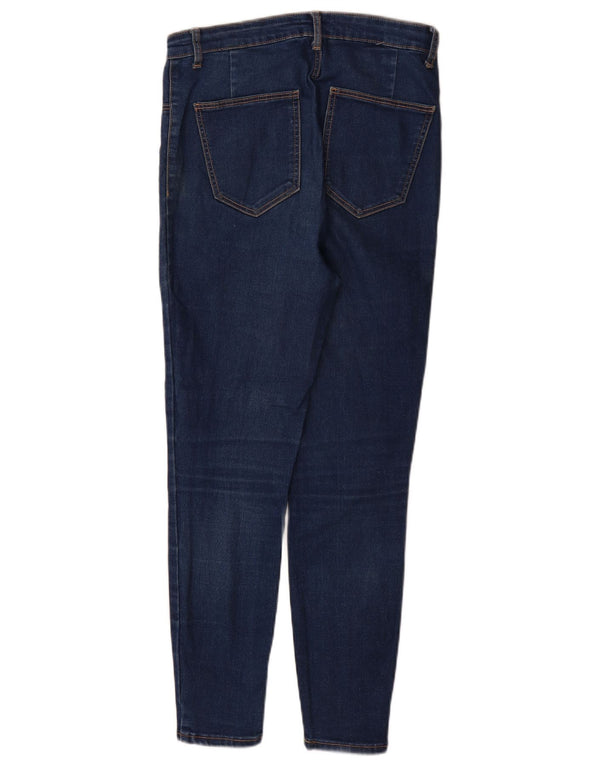 Zara Vaqueros pitillo para mujer EU 42 Large W32 L29 Azul marino