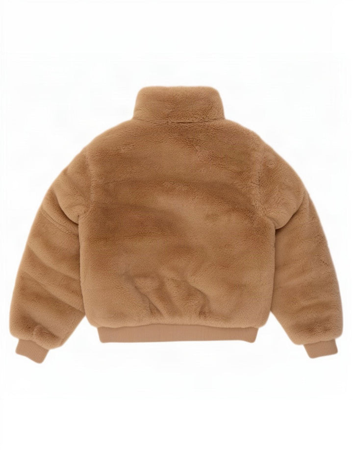 Zara Cazadora Bomber Teddy Bear Niña 9-10 Años Beige Poliéster