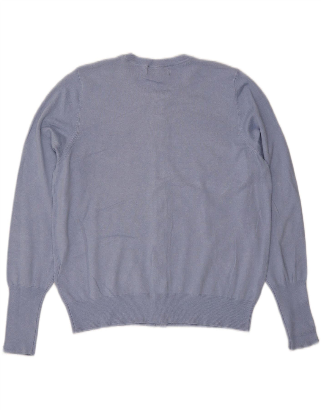 Marks & Spencer Suéter tipo cárdigan para mujer UK 46 Viscosa azul grande