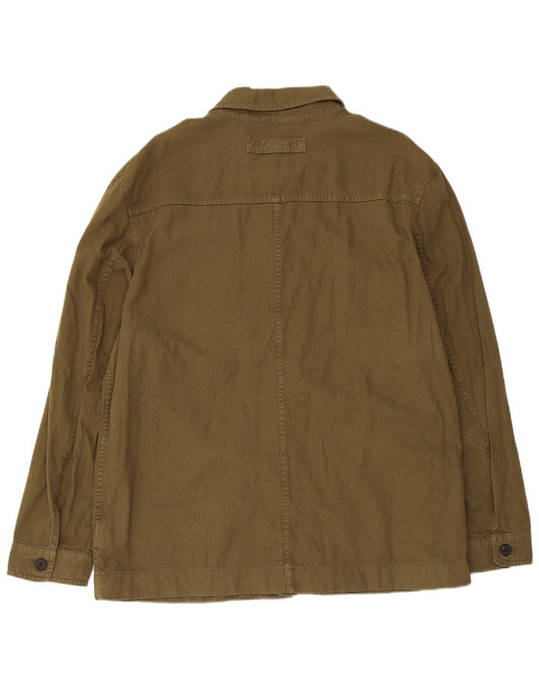Gant Camisa sobrecamisa para hombre talla 41/42 16 1/2 grande algodón caqui