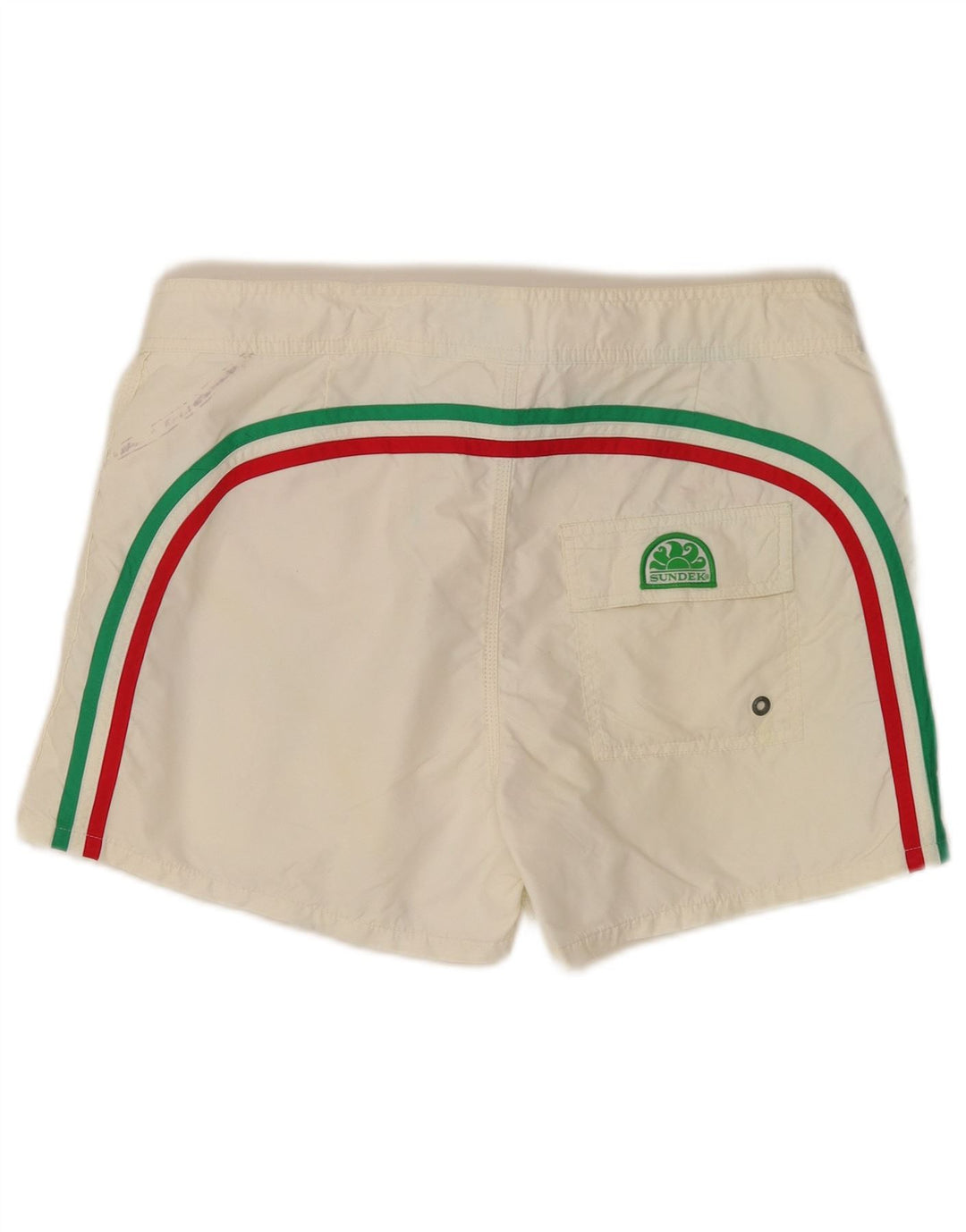 Bañador Sundek Hombre Mediano Nylon Blanco