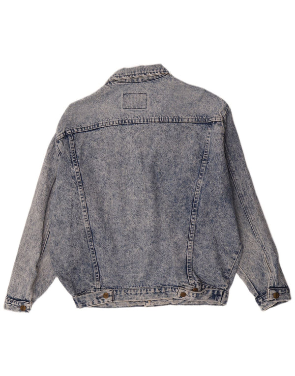 Chaqueta vaquera holgada vintage para hombre UK 40 Grande Azul Algodón Clásico