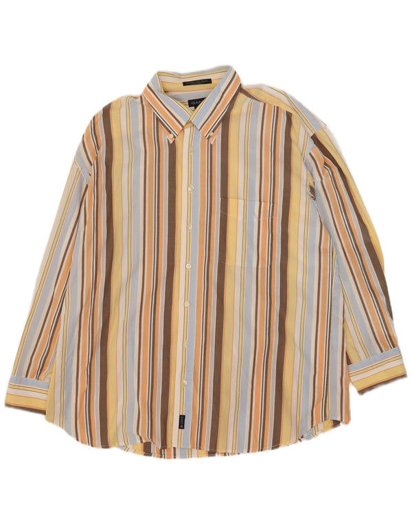 Gant Camisa de vestir para hombre 2XL Algodón a rayas multicolor