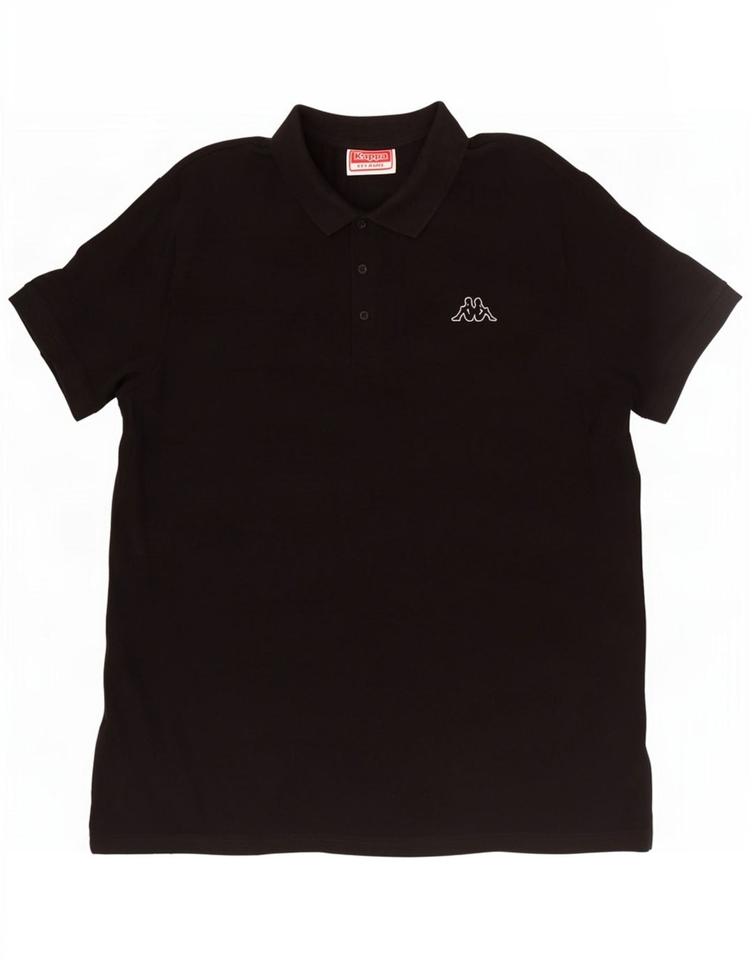 Kappa Polo Hombre 2XL Algodón Negro