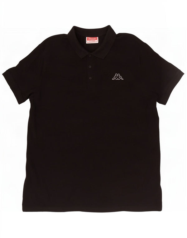 Kappa Polo Hombre 2XL Algodón Negro
