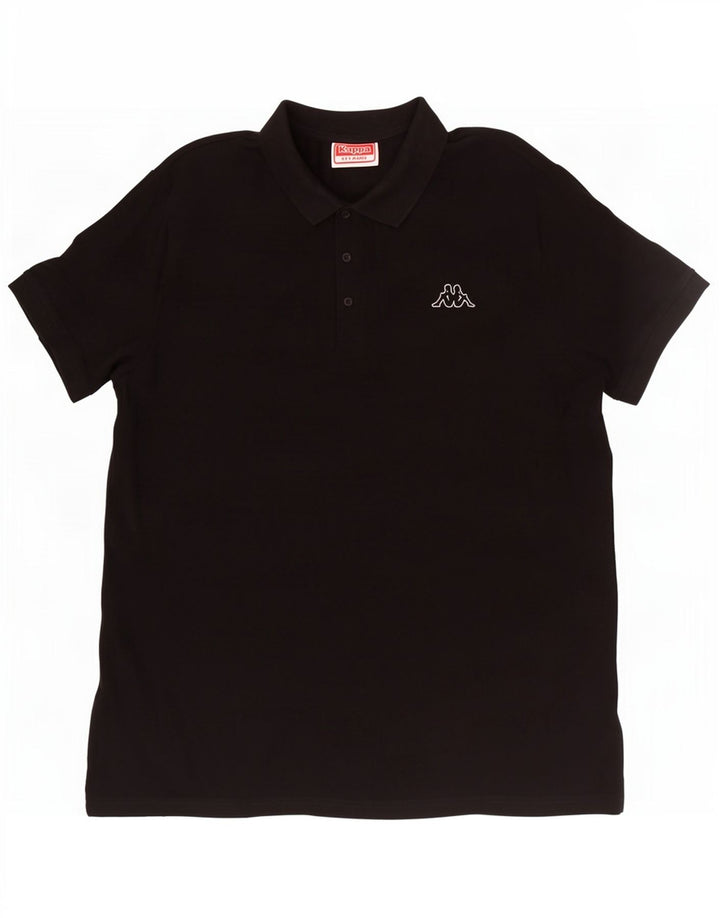 Kappa Polo Hombre 2XL Algodón Negro