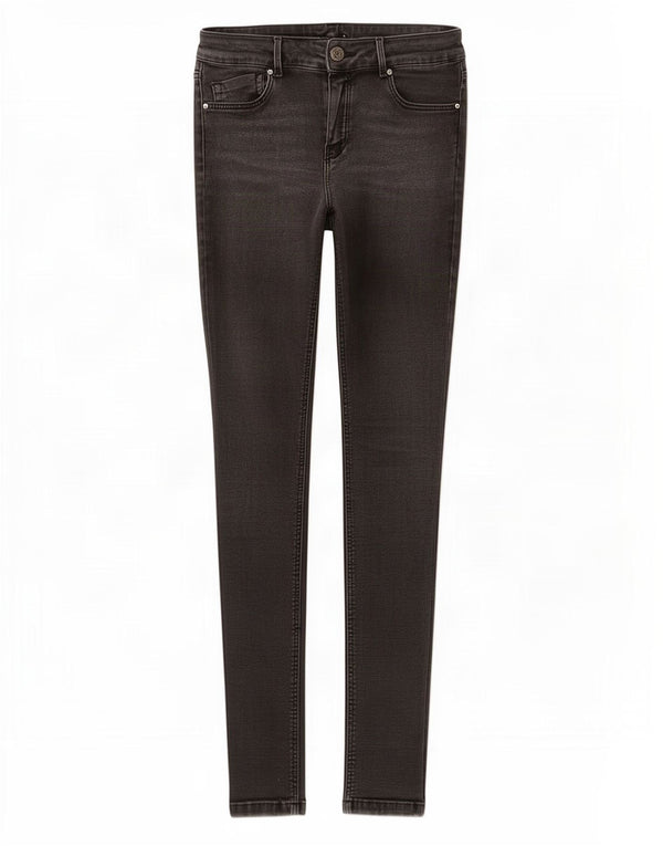 Massimo Dutti Vaqueros Pitillo Mujer EU 34 2XS W24 L29 Gris