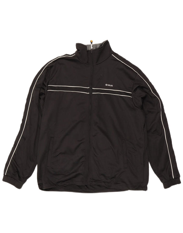 Brugi Chaqueta de chándal para hombre XL Poliéster negro