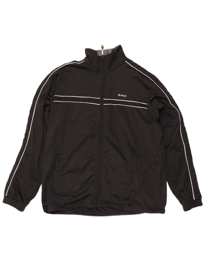Brugi Chaqueta de chándal para hombre XL Poliéster negro