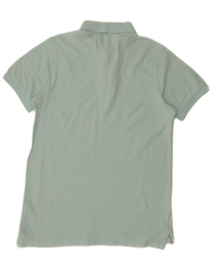Polo Tommy Hilfiger Hombre Grande Turquesa Algodón