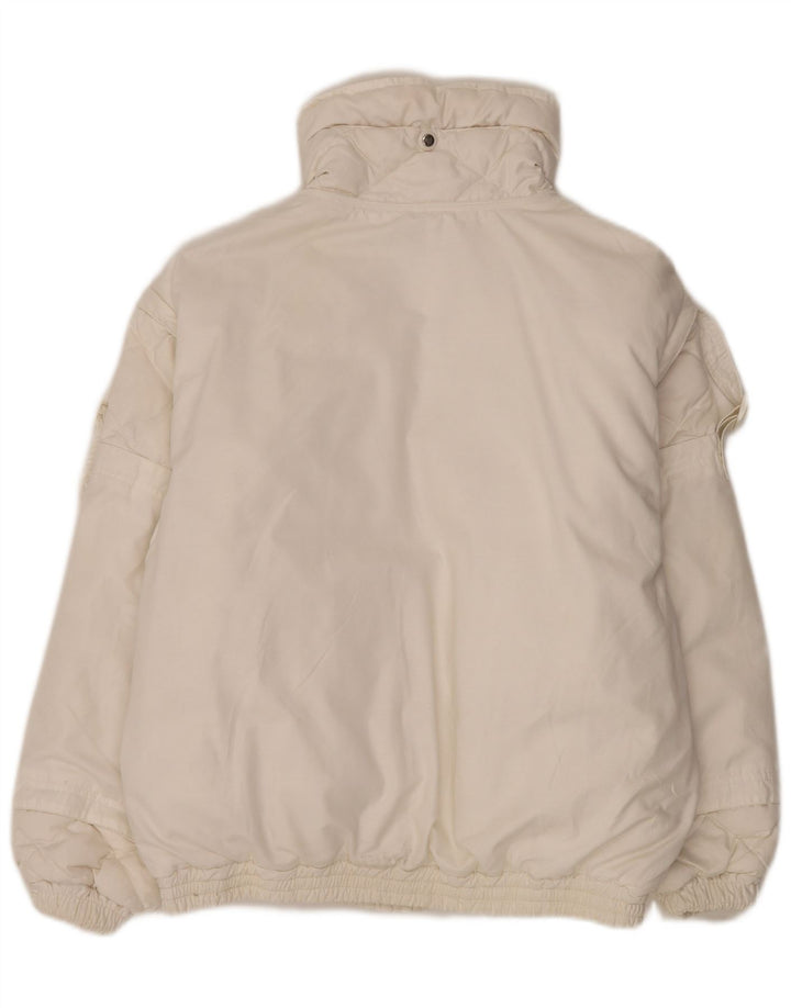 Ciesse Piumini Chaqueta acolchada para mujer UK 46 Grande Poliéster blanco