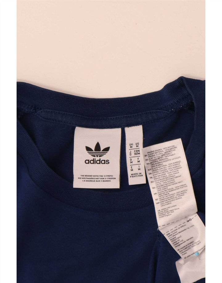 Camiseta Adidas Hombre Top Medium Azul Marino Algodón