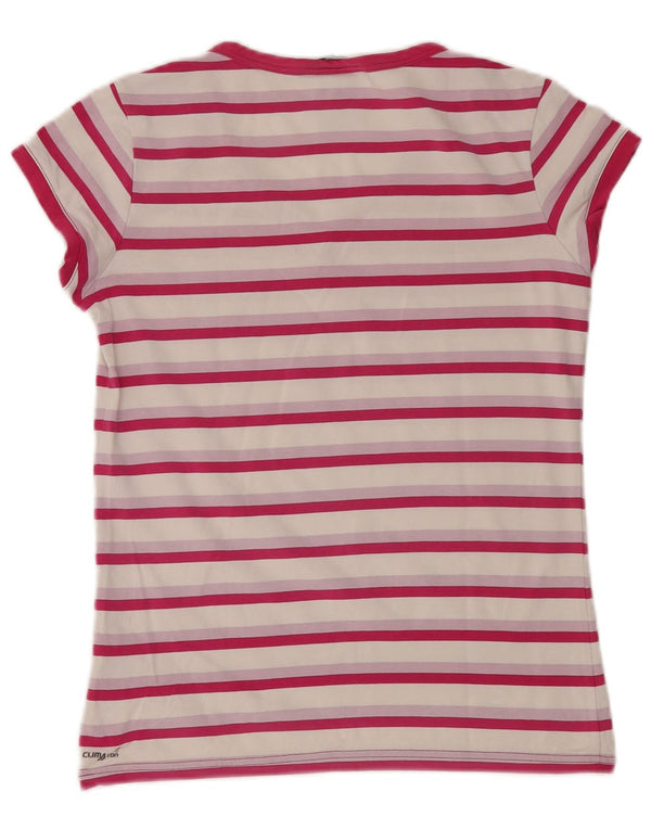 Adidas Camiseta para mujer Top UK 12 Medium Pink Stripes