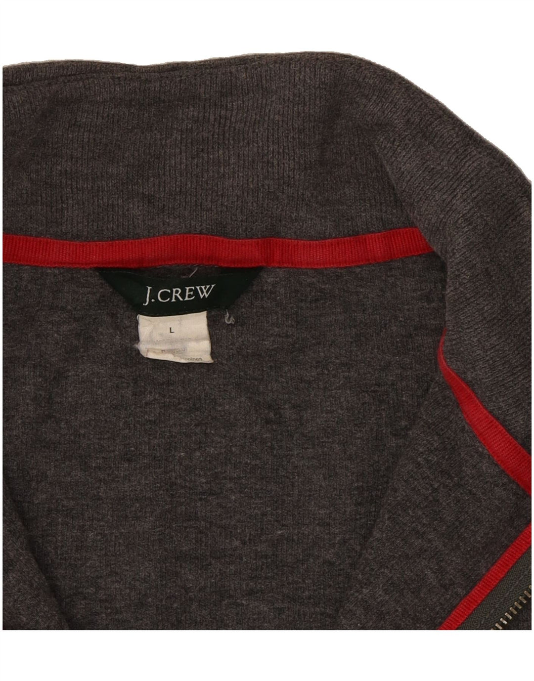 J. CREW Womens Oversized Cardigan Sweater UK 16 Large Grey Vintage J. Crew and Second-Hand J. Crew from Messina Hembry 