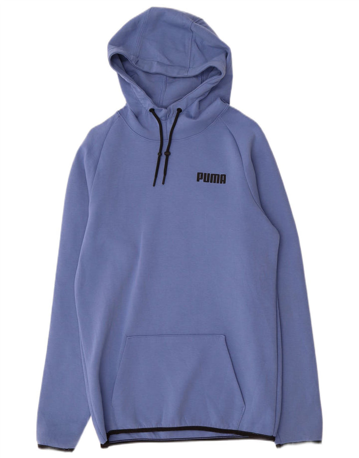 PUMA Jersey con capucha para hombre de algodón azul medio